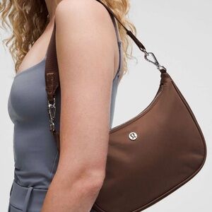 NWT lululemon City Essentials Mini Shoulder Bag brown
